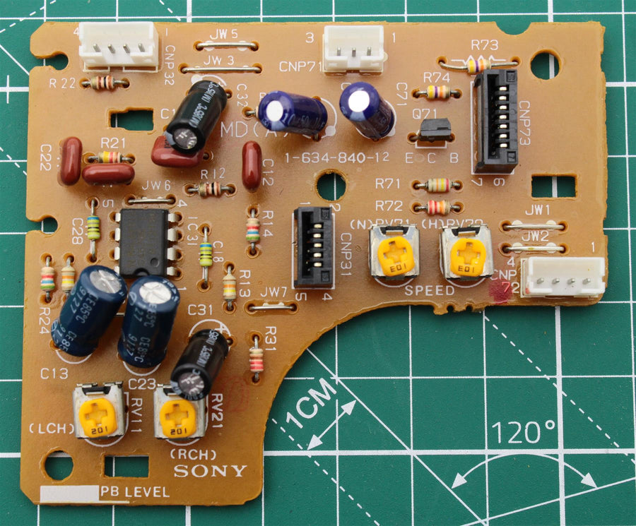 Sony 1-634-840-12 – Scheda PCB MD(A) per piastra cassette, solo riproduzione