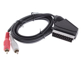 Cablu audio SCART la 2 RCA tată [1.4 m], photo 2