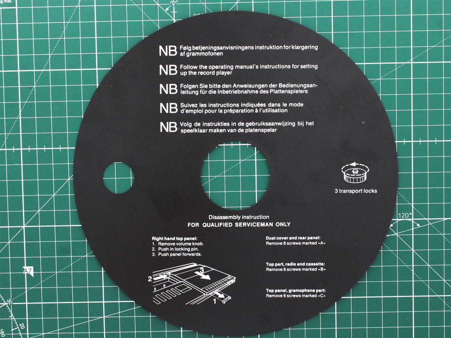 Produktabbildung: Bang & Olufsen 2622361 – Disc Cover für BeoCenter 2200 | Replaceme