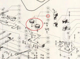 Borrachas das rodas intermédias de substituição para gravador de bobinas Philips N4305, photo 3