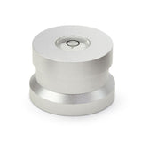Produktabbildung: Dynavox ASP3 Aluminium 45 RPM Single Adapter with Bubble Level – 7 Inch Single Puck [Silve, photo 1